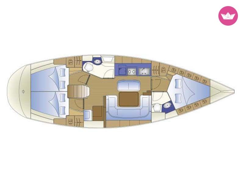 Charter Sailboat Bavaria 41 Split
