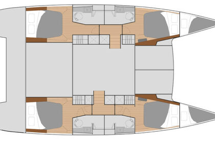 Hyra båt Katamaran Fountaine Pajot Helia 44 Evolution Zanzibararkipelagen