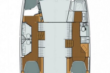 Charter Catamaran Fountaine Pajot Fountaine Pajot Lucia 40 - 3 cab. Trogir