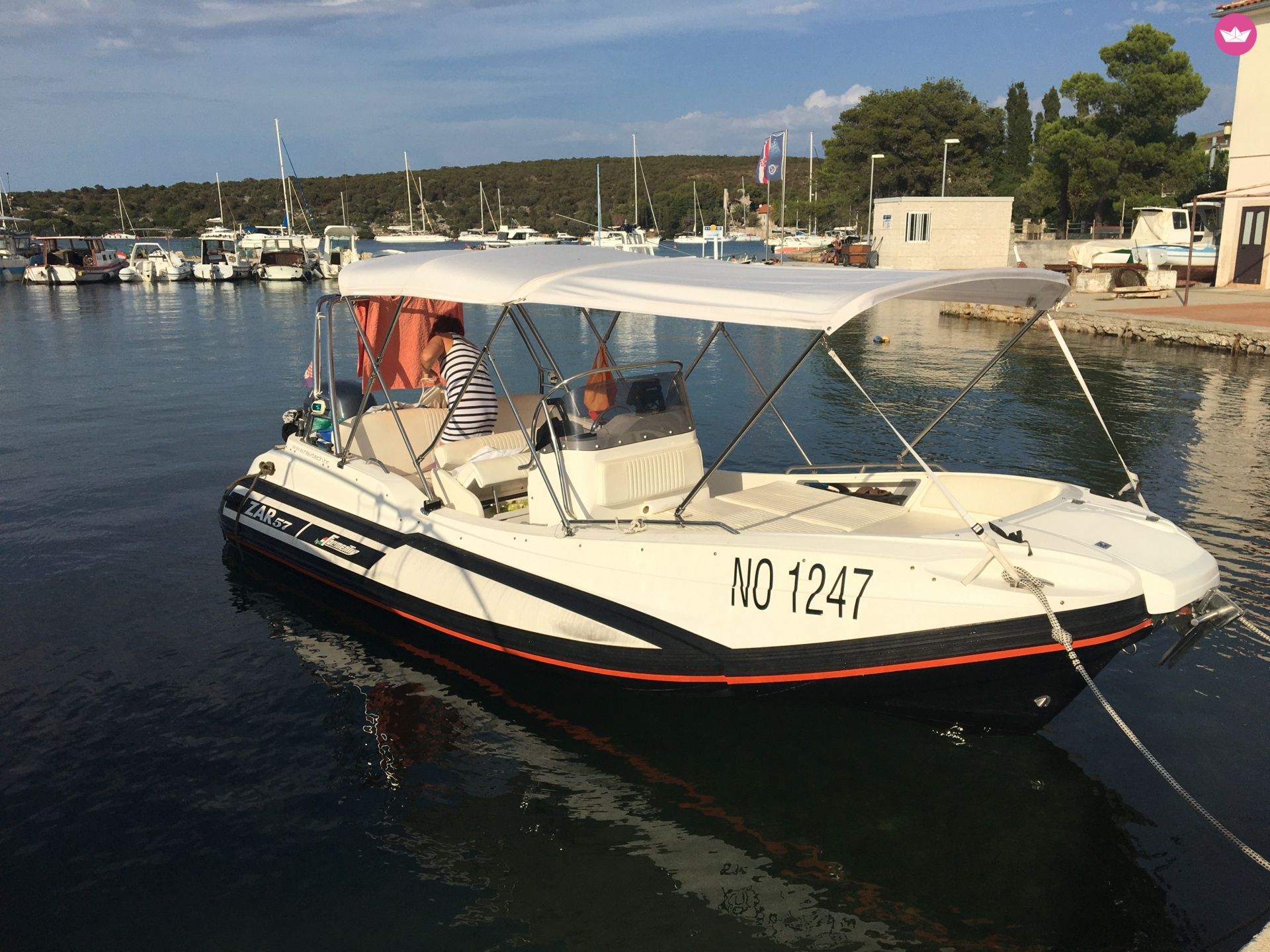 Semi-rigide Zar Formenti Zar 57 Welldeck 150cv 5