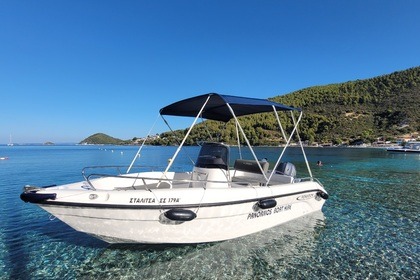 Rental Motorboat Poseidon Blue water 170 Skopelos