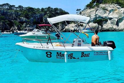 Hire Boat without licence  Estable 400 Menorca