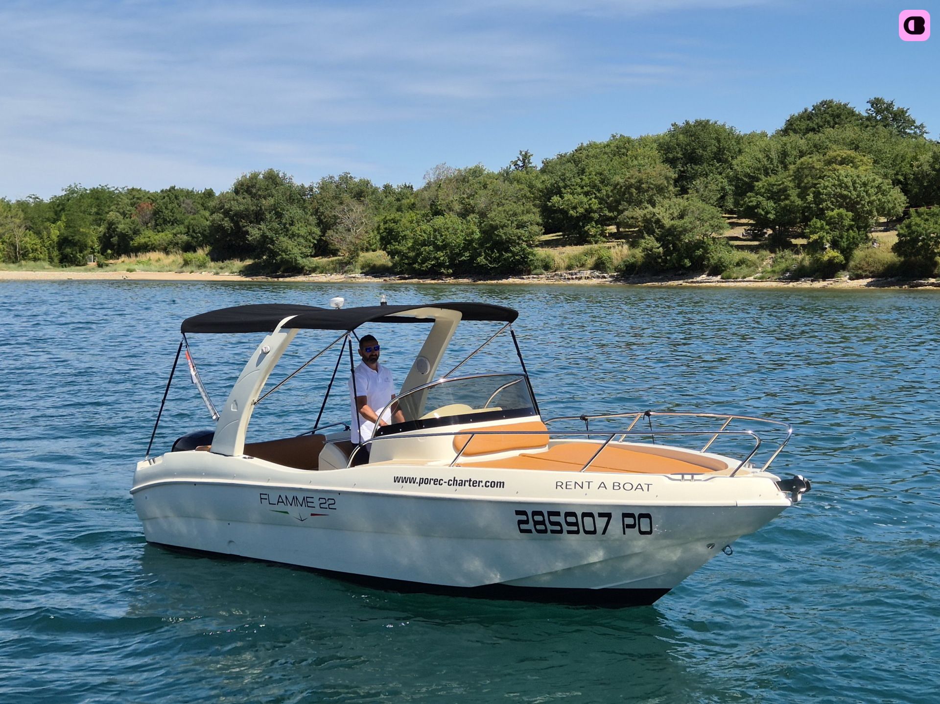 Bateau à moteur T.A.Mare Flame 150cv
