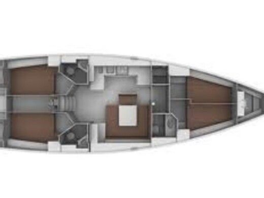 Sailboat BAVARIA CRUISER 45 boat plan