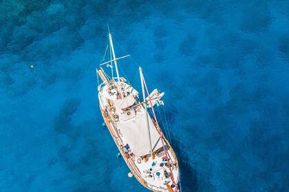 Hire Sailboat Traditional Wooden Motorsailer Gulet Kefalonia