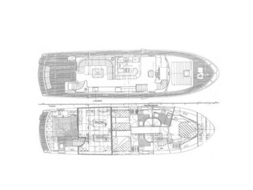 Motor Yacht Moonen 65 Boat layout