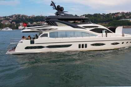 Custom 35 Meters Ultra Luxury Yacht With Her Wide Design Available For Your Great Cruising in İstanbul Bosporus