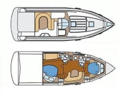 Motorboat ABBATE PRIMATIST 41.5 Boat layout