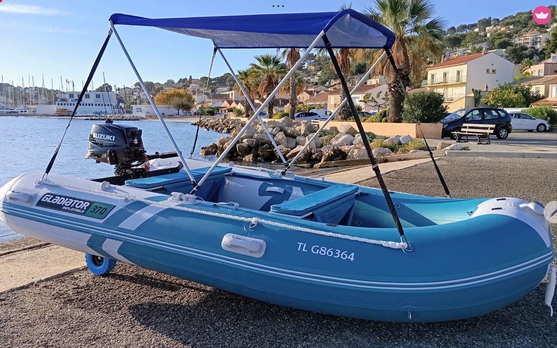 Bateau sans permis  Gladiator Gladiator C370AL 6cv