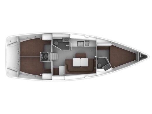 Sailboat Beneteau Oceanis 41 boat plan