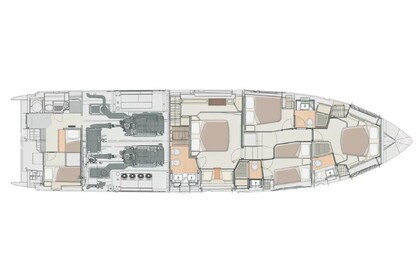 Hyra båt Motorbåt  Azimut 72 Skradin