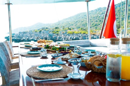 lovely gulet for cruising the stunning Bozburun areaa