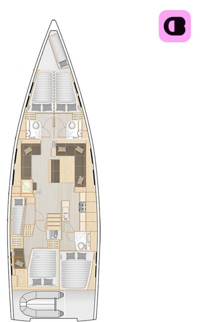 Voilier HANSE HANSE 548 15.22m 2