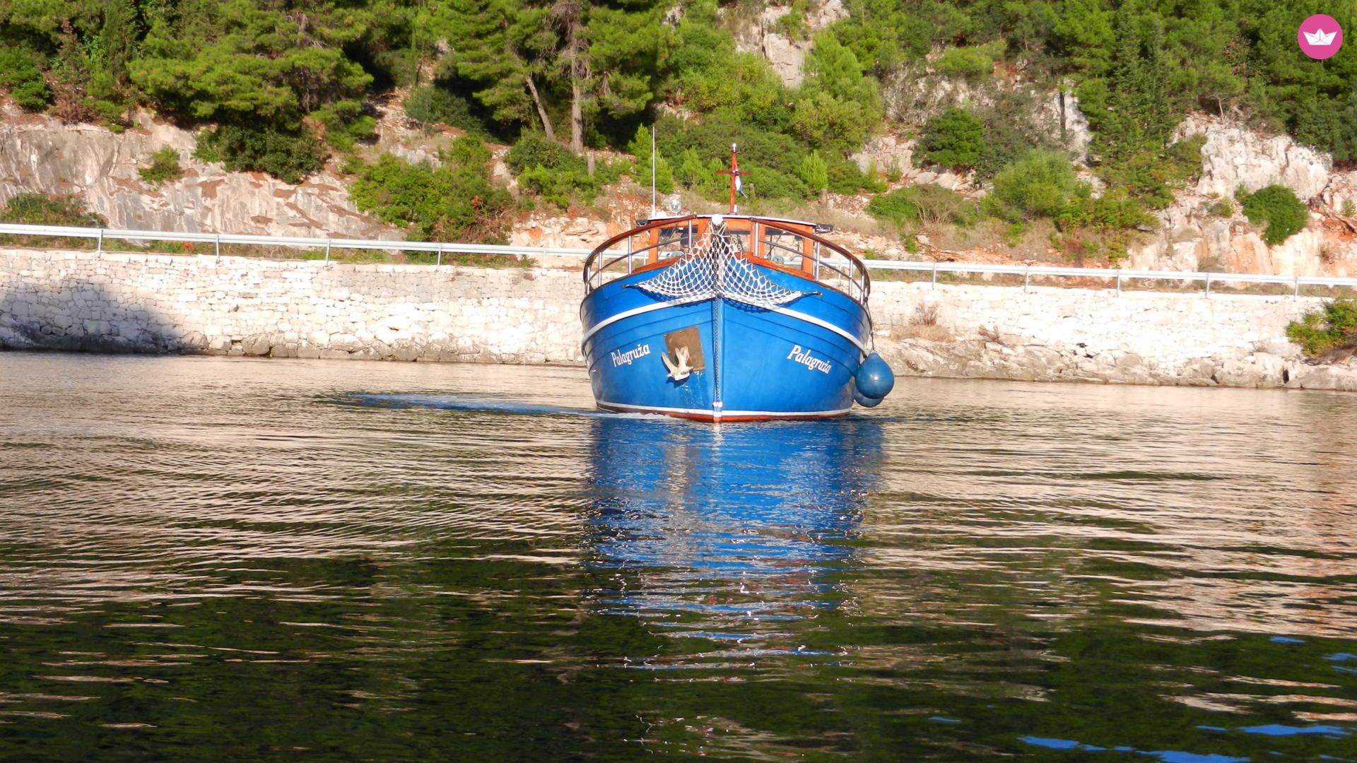 Traditional Croatian Boat Leut Palagruža in Split  