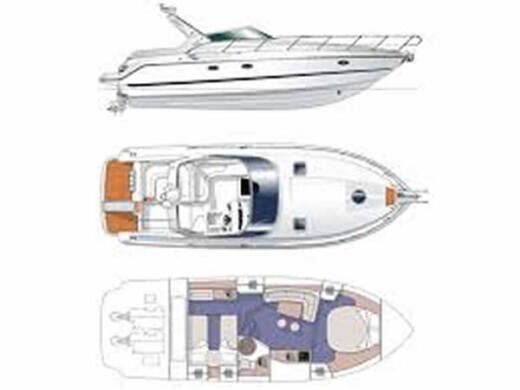Motor Yacht Cranchi Yachts Smeraldo Planimetria della barca