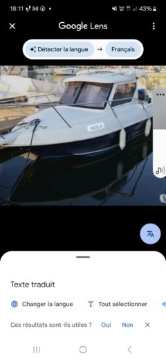 Motorboat Ultramar 600 week-end Σχέδιο κάτοψης σκάφους