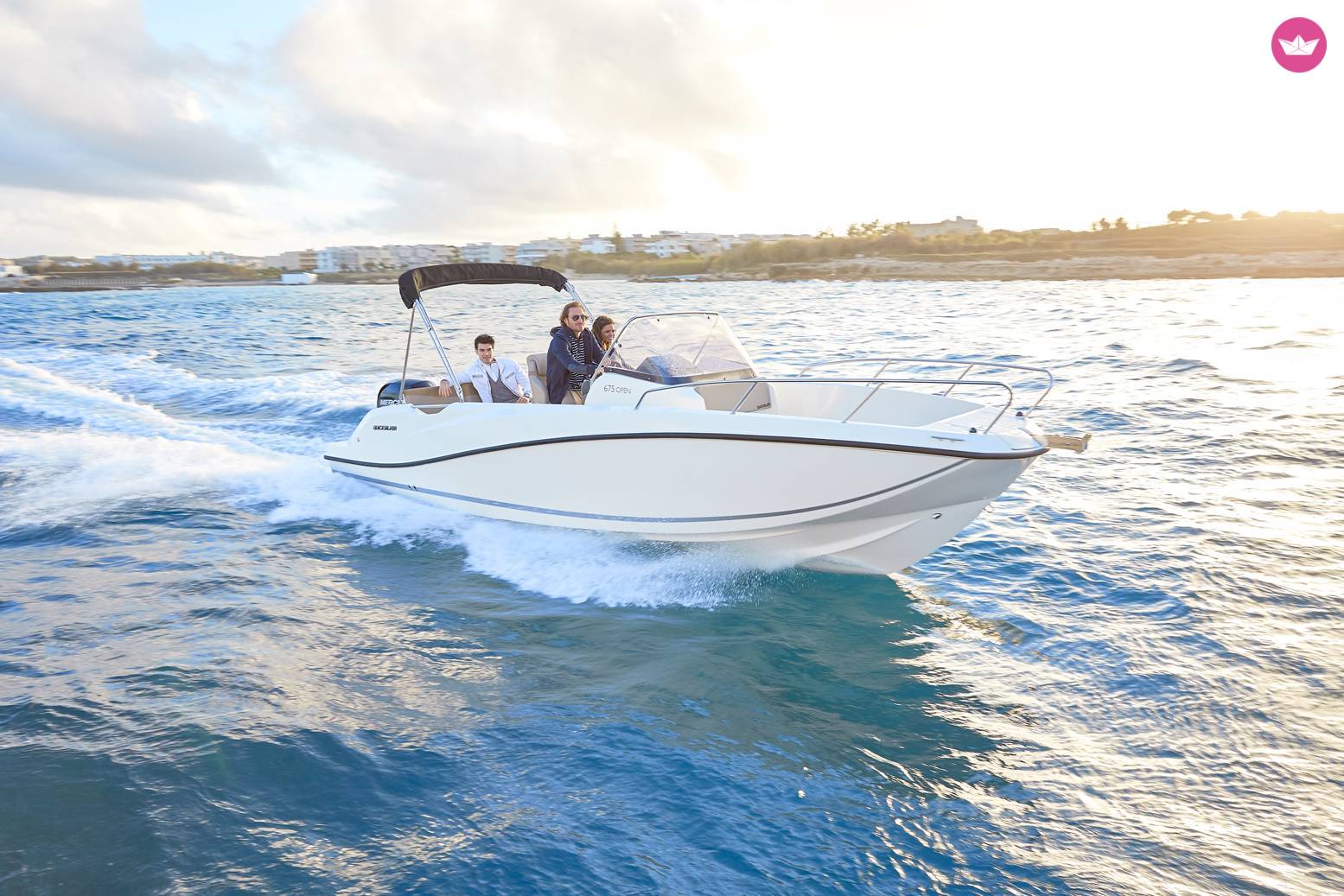 Bateau à moteur Quicksilver 675 Open 150cv