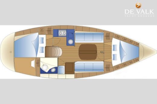 Sailboat Bavaria Cruiser 32 boat plan