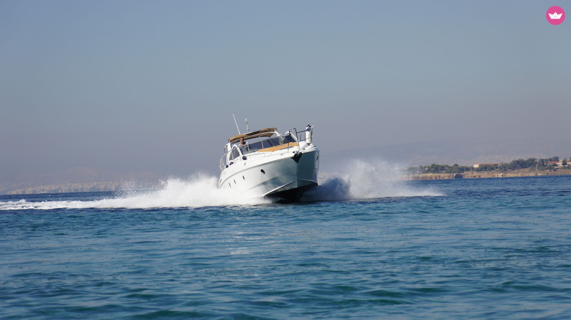 Charter motorboat in Athens  