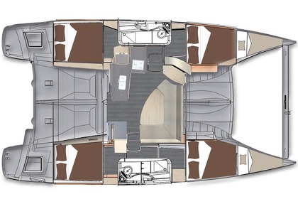 Hyra båt Katamaran Fountaine Pajot Lipari 41 Punat