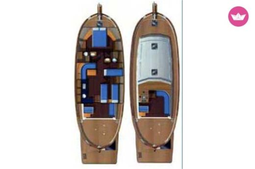 Motorboat Menorquin 160 Fly Boat design plan