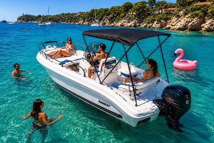 Miete Boot ohne Führerschein  Ranieri SHARK 17 Saint-Laurent-du-Var