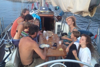 Cotre bermudien SANGERMANI , 17 mètres , 4 cabines doubles, palmarès en régates classiques