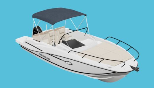 Motorboat Quicksilver Activ 675 Sundeck 225 cv Boot Grundriss