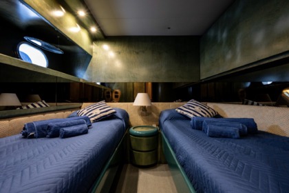 Luxury Sanlorenzo 22m Yacht in Sardinia