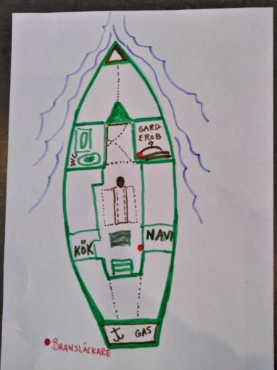 Sailboat Conqubin 38 CR Boat design plan