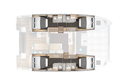 Charter Catamaran  Lagoon 43 Capo d'Orlando