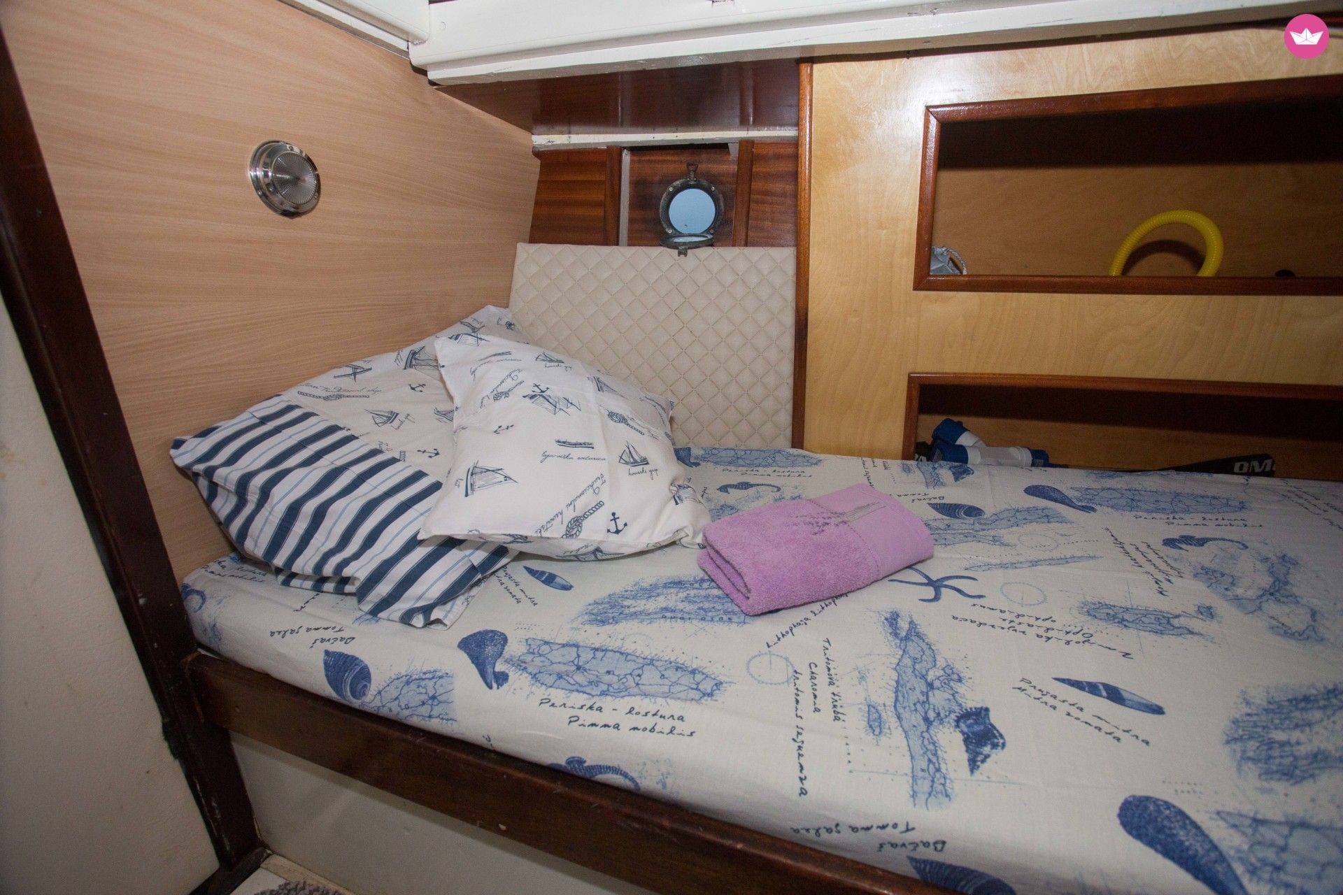 Traitional Croatian Boat Leut Vagabundo in Split  