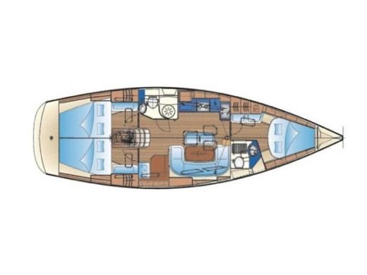 Sailboat  Bavaria Cruiser 40 Boat design plan