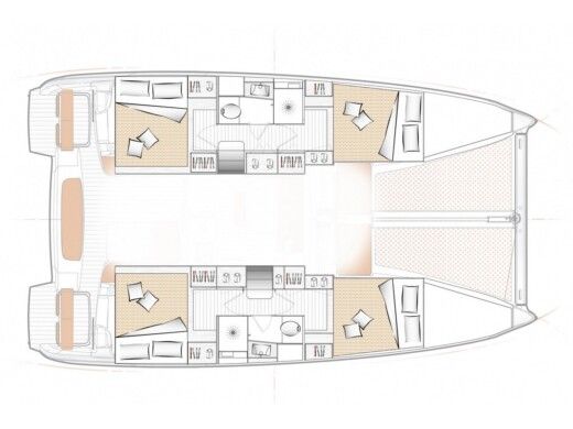 Catamaran  Excess 11 CAT/6 cab Boat design plan