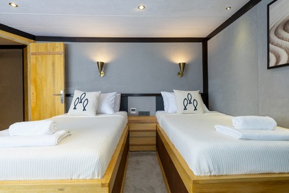 Custom built luxury motor yacht with a capacity of 12 people