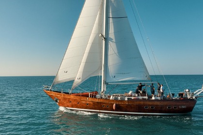 Charter Sailboat Mostes One off classic wood yacht Ostia