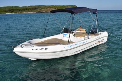 Miete Boot ohne Führerschein  VORAZ 450 Es Grau
