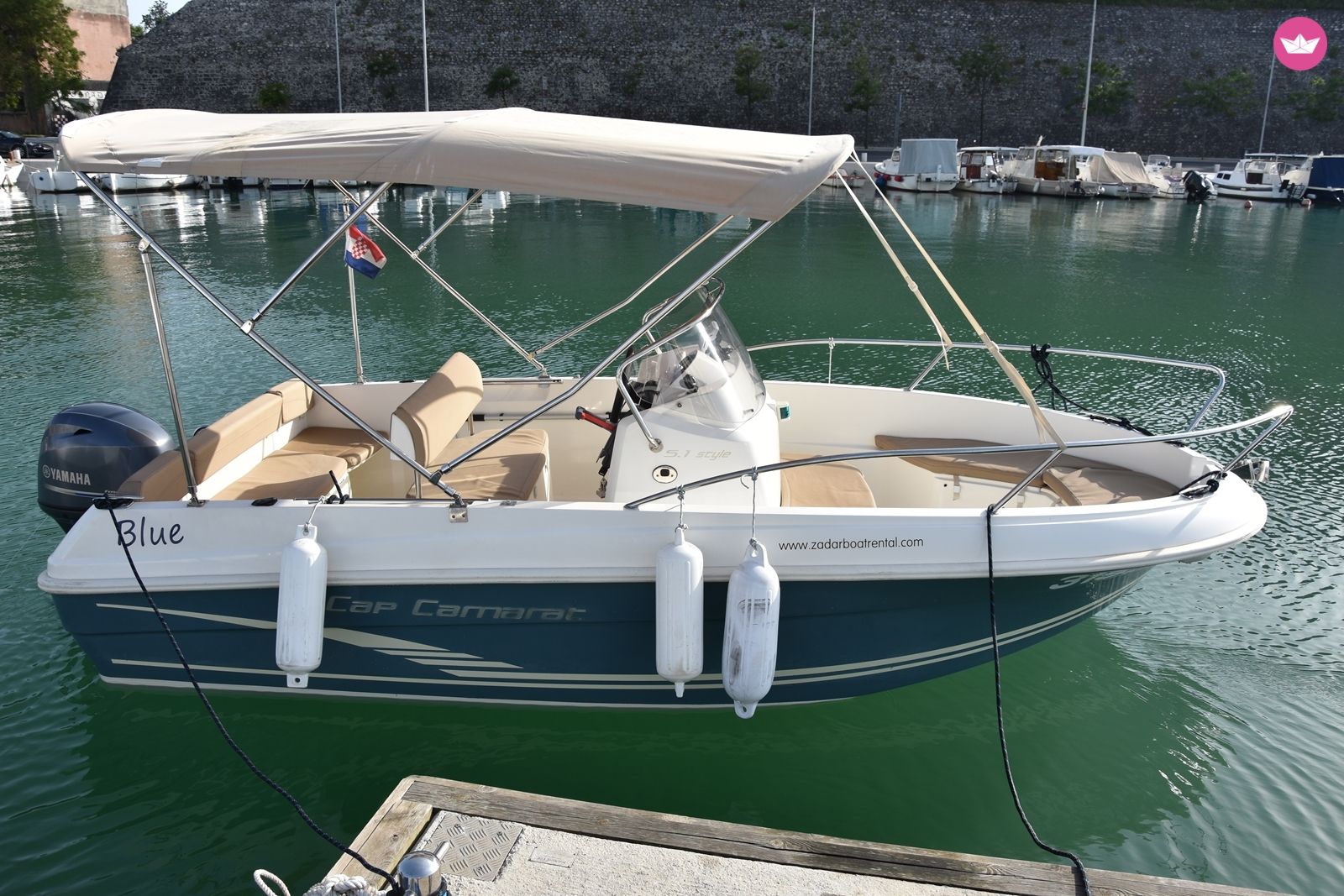 Czarter Łódź motorowa Jeanneau Cap Camarat 5.1 Style Zadar