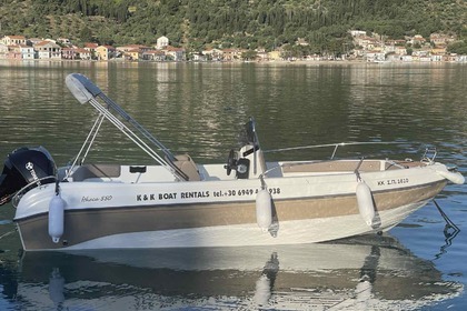 Rental Boat without license  Karel ITHACA 550 with TOHATSU 30HP 4STROKE ENGINE Ithaca