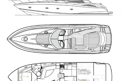 Alquiler Yate a motor Sunseeker Portofino 53 Denia