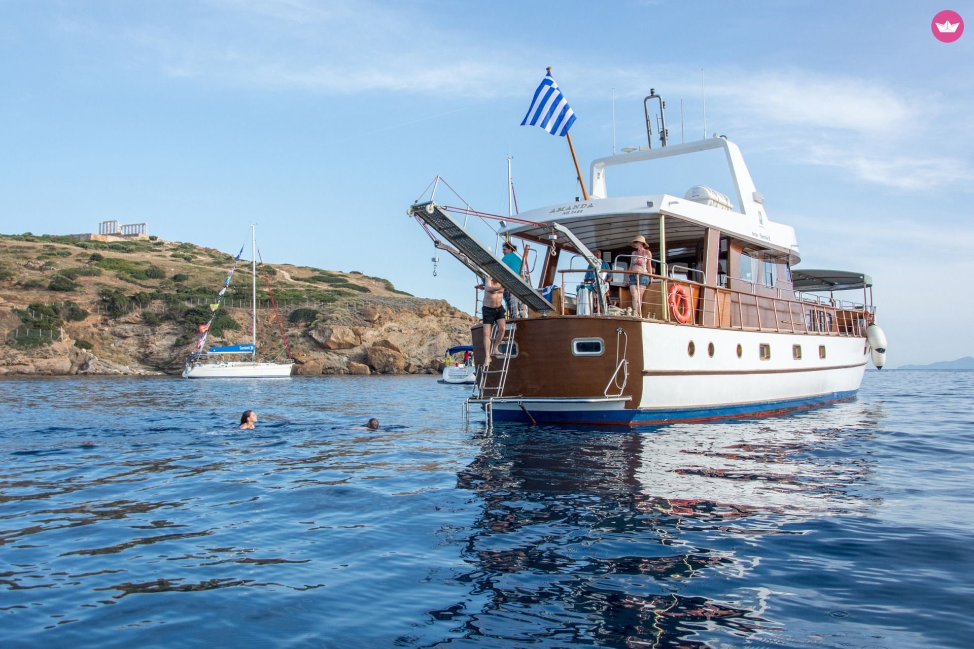 Graham Bunn Amanda in Athens  