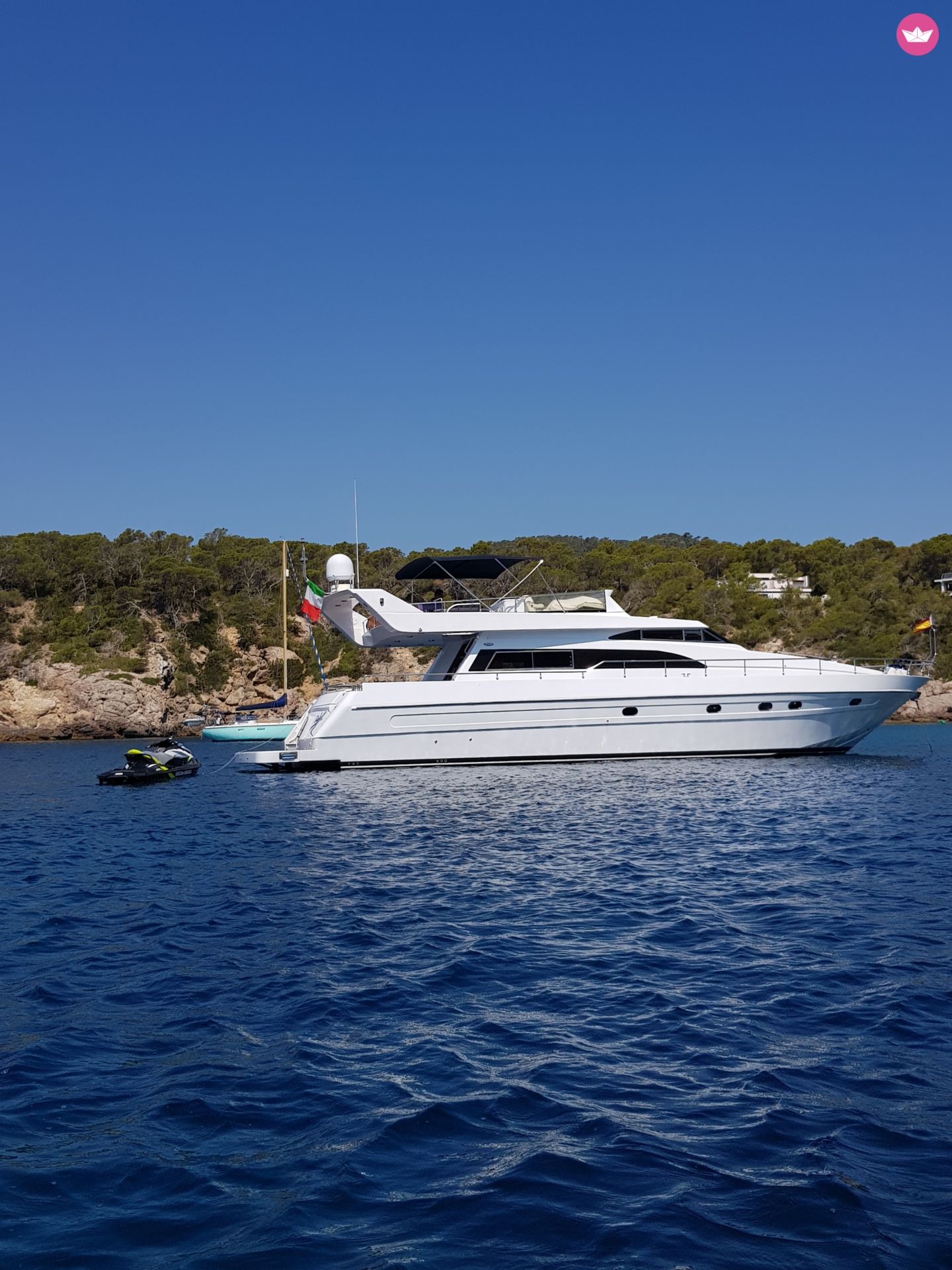 Charter motorboat in Ibiza  