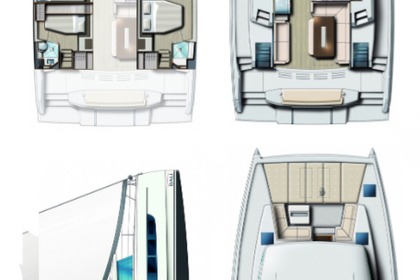Verhuur Catamaran Catana Group Bali 4.8 - 5 + 1 cab Marmaris