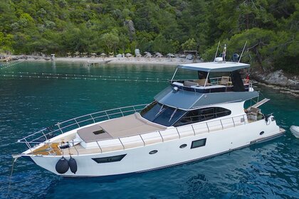 Hyra båt Motorbåt Custom Made Golden blue Fethiye