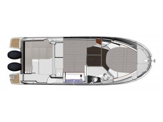 Motorboat Jeanneau Merry Fisher 895 Boat layout