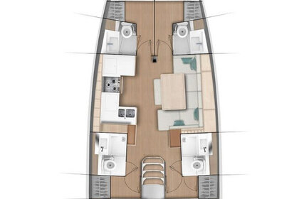 Ενοικίαση Ιστιοπλοϊκό σκάφος Jeanneau Sun Odyssey 490 - 4 + 1 cab. Σπλιτ