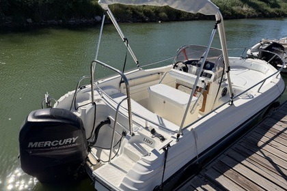 Rental Motorboat Ranieri Rancraft bouée wake musique Carnon Plage