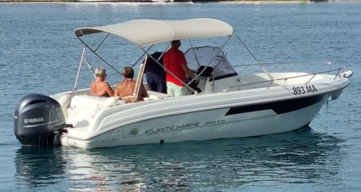 Motorboat Atlantic Marine 670 open boat plan