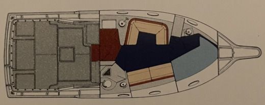 Motorboat Tiara 3300 Open boat plan