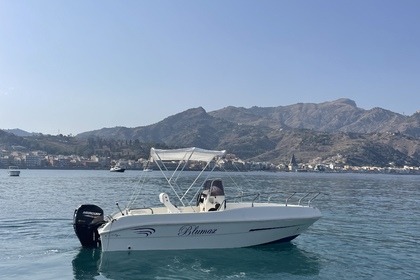 Aluguel Barco sem licença  Tancredi Blue max 19 Taormina